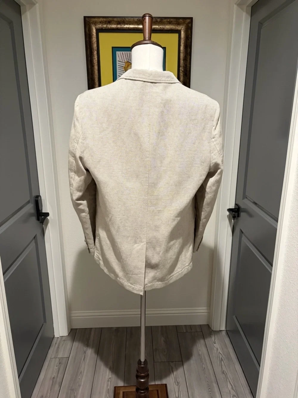 Banana Republic Linen Utility Field Blazer with Four Pockets